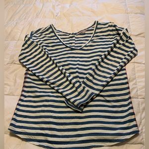 Gap long sleeve stripe shirt - Size Small - Blue White Stripe - EUC